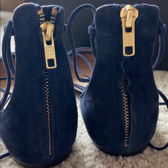 J. Crew lace up strappy pointed flats - 8 - Picture 5 of 8